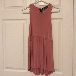 Mauve Pink Sleeveless Top